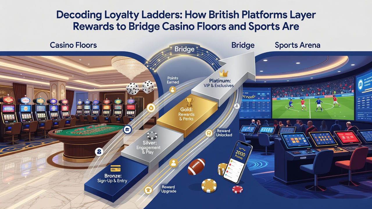 Integrated reward dashboard showing points transfer between sports bets and casino sessions