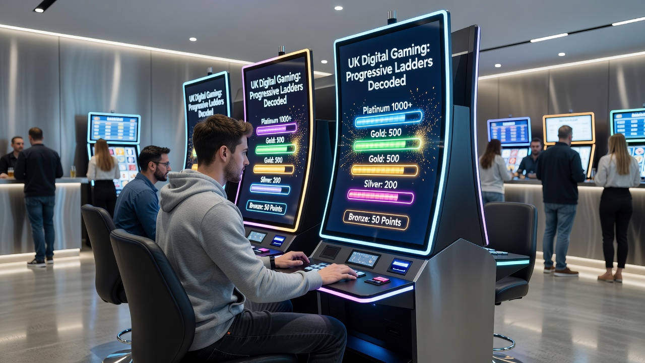 Detailed view of progressive reward tier benefits and player progression charts in UK gaming apps