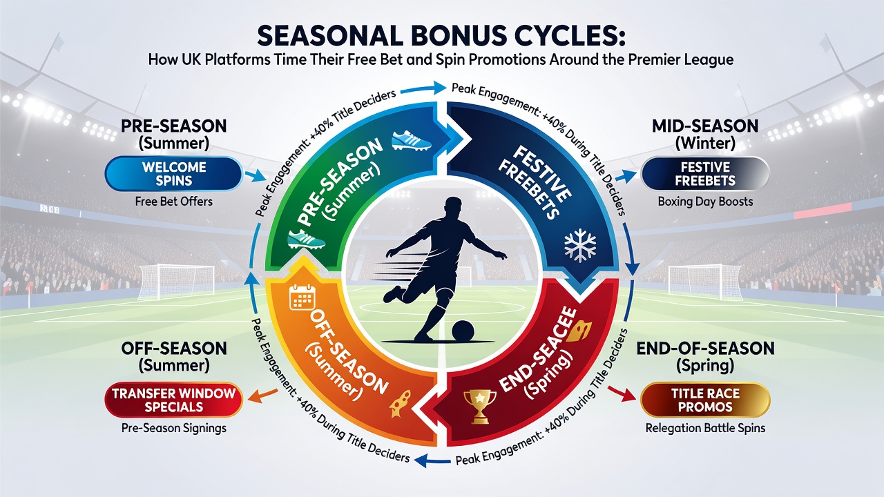 Timing of casino spin offers during UK horse racing festivals and football international breaks
