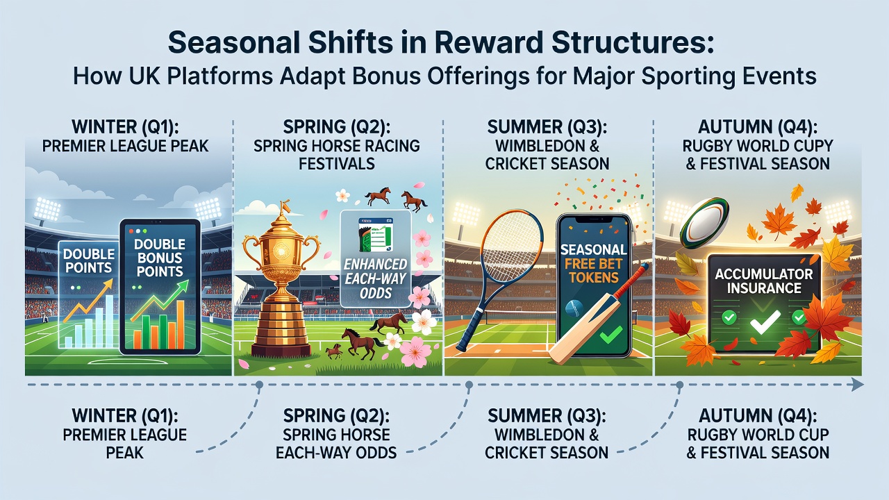Seasonal bonus adaptations on UK platforms during cricket and summer tournament periods
